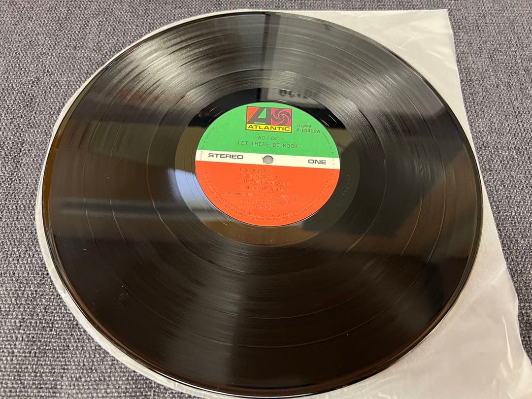 AC/DC Let There Be Rock LP 洋楽　P-10412A