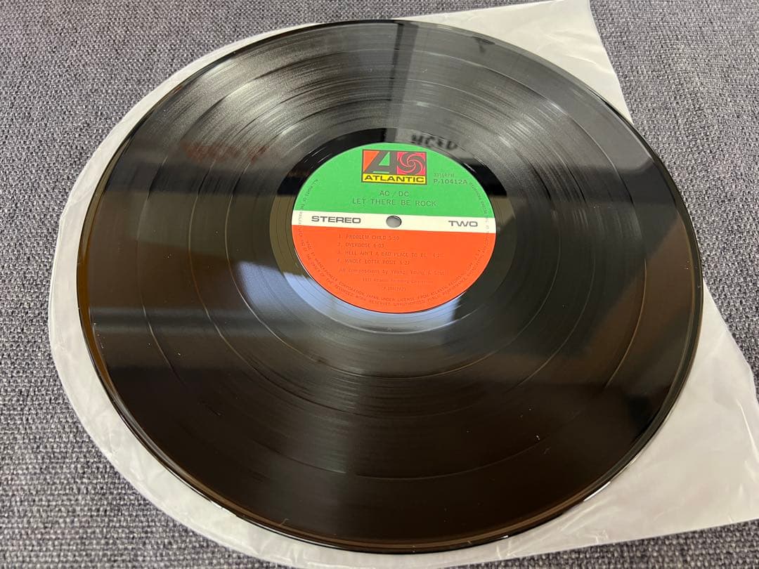 AC/DC Let There Be Rock LP 洋楽　P-10412A