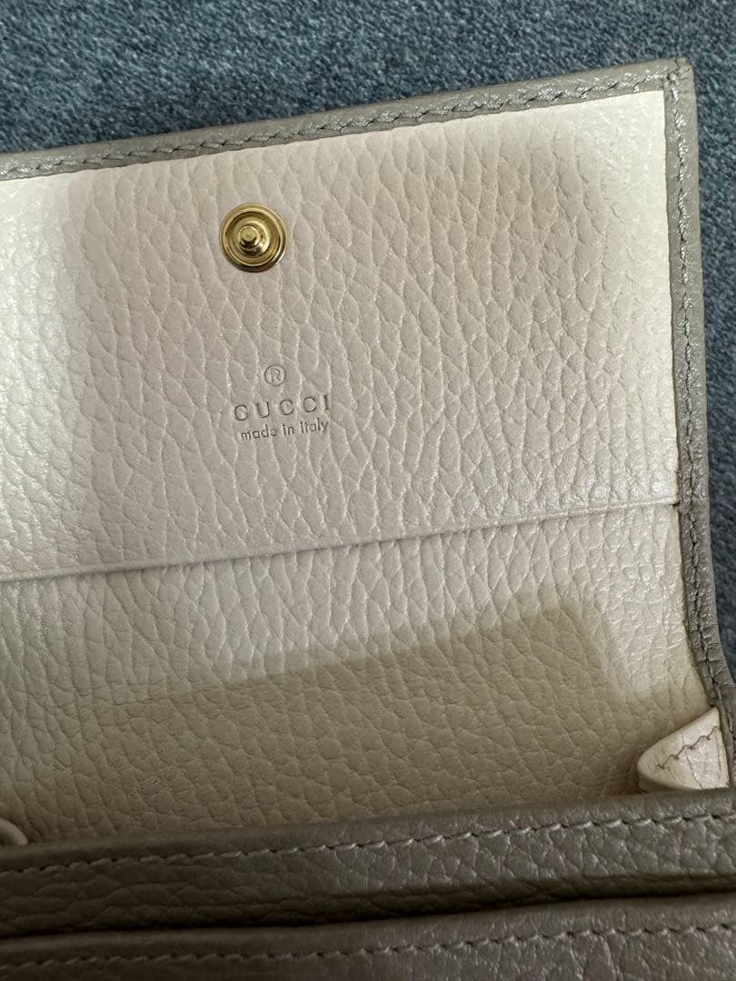 【1度のみ使用美品】GUCCI＊ダブルG バイカラー カードケース 名刺入れ