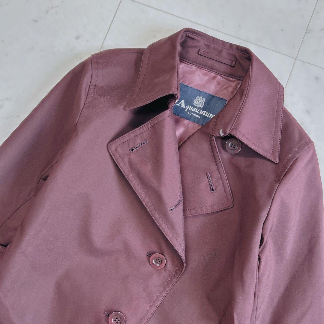 Aquascutum アクアスキュータム トレンチコート ショート