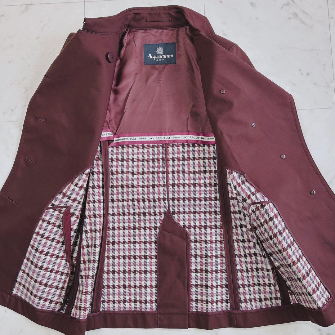 Aquascutum アクアスキュータム トレンチコート ショート