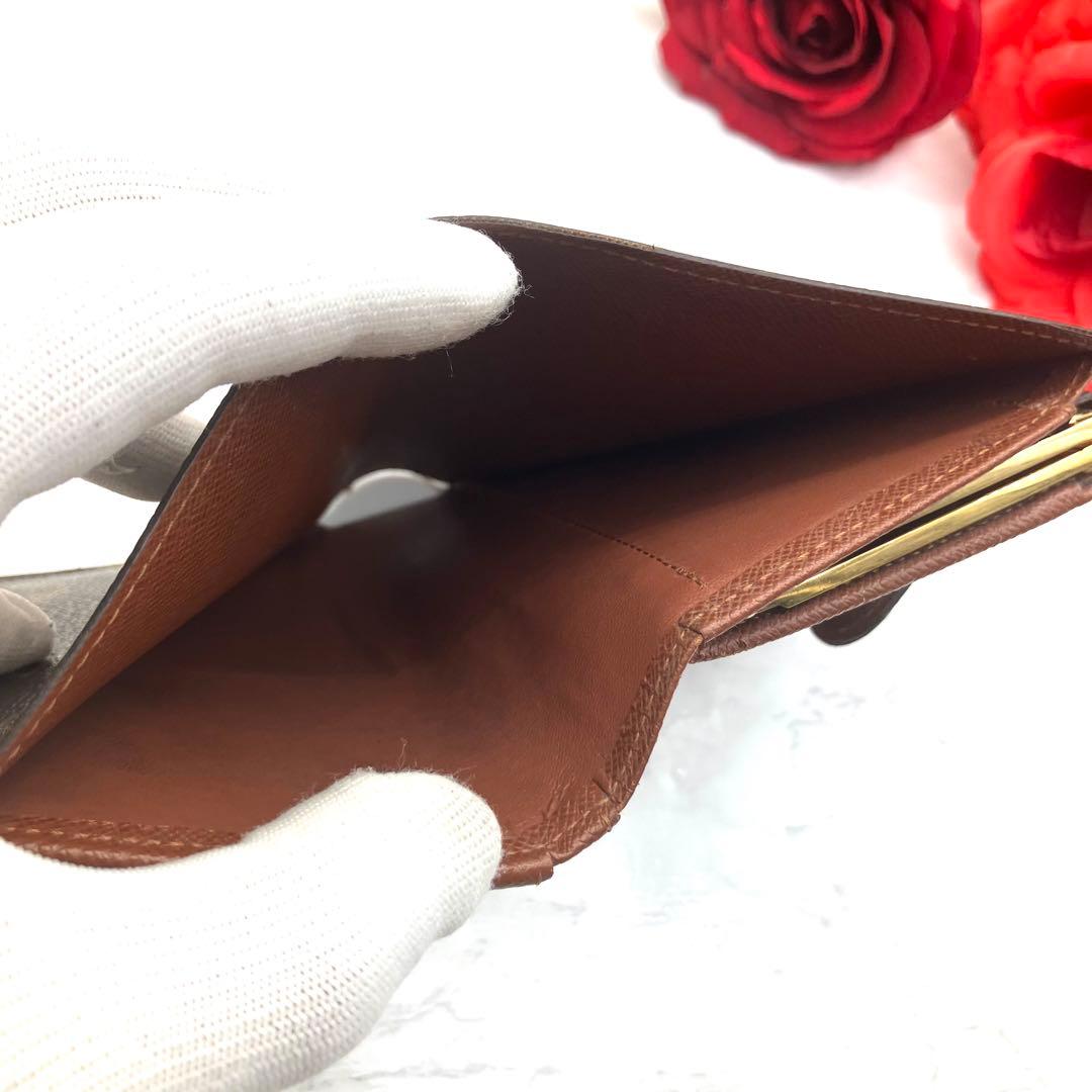 【極美品】ルイヴィトン モノグラム ヴィエノワ がま口 折り財布