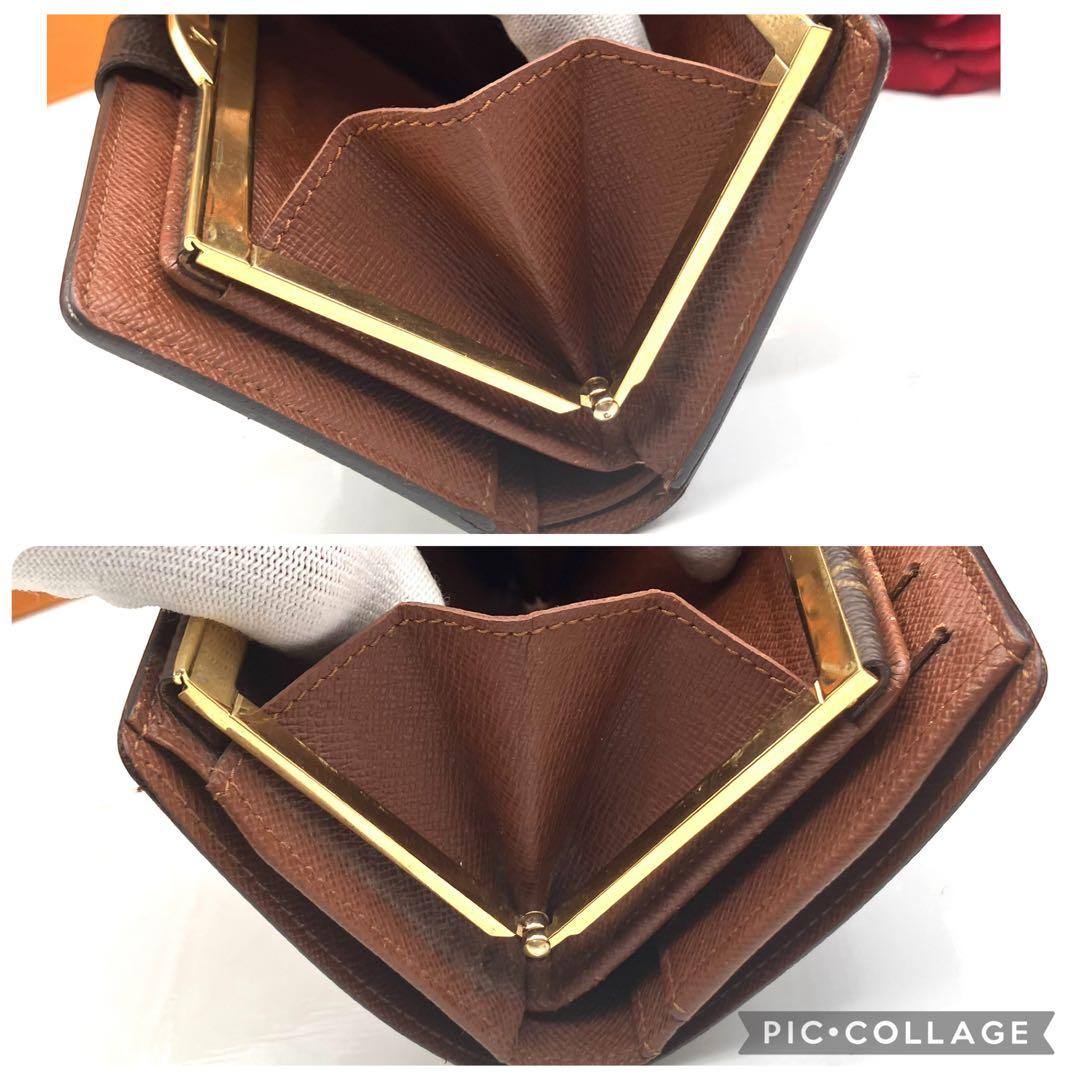 【極美品】ルイヴィトン モノグラム ヴィエノワ がま口 折り財布