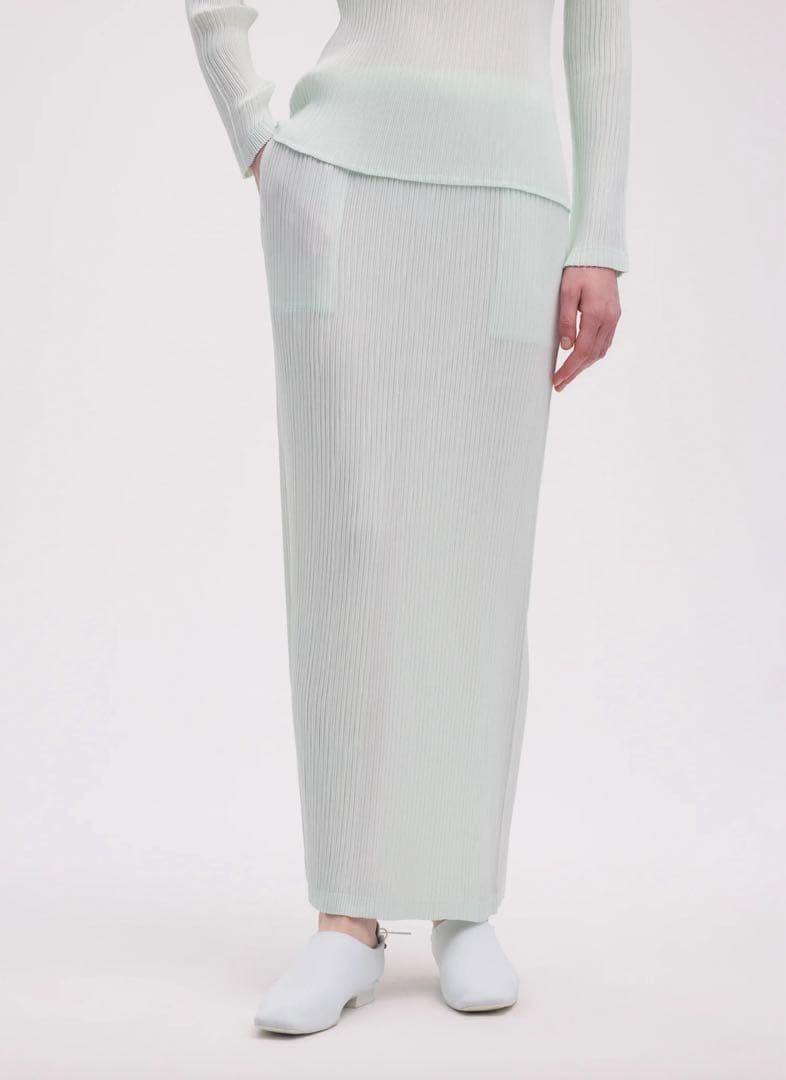 スカート 23AW ISSEY MIYAKE HATCHING PLEATS Size 2