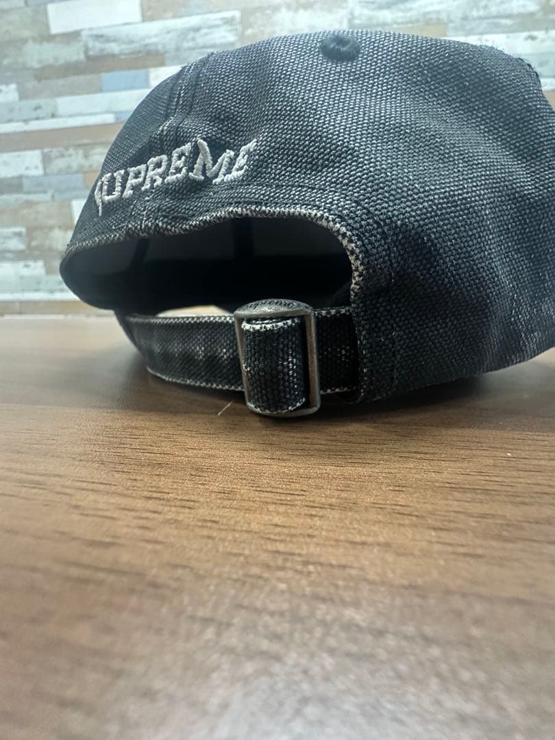 Supreme Pigment S Logo 6-Panel Sロゴ Black
