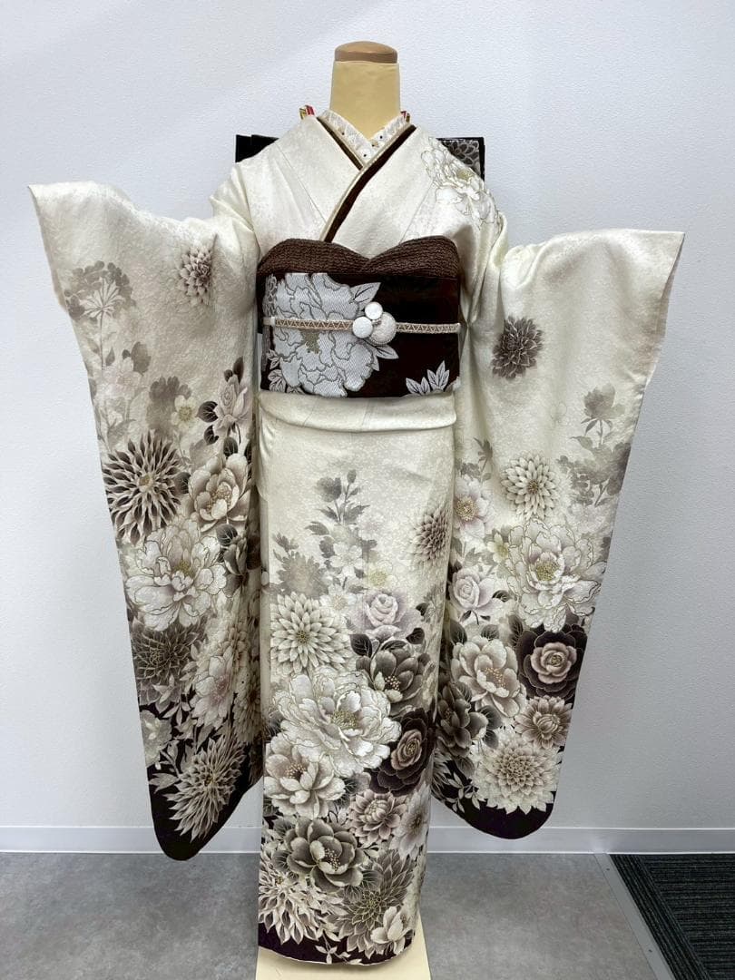 ≪即着用可能≫ 振袖 正絹フルセット 155cm~165cmの方用【992】