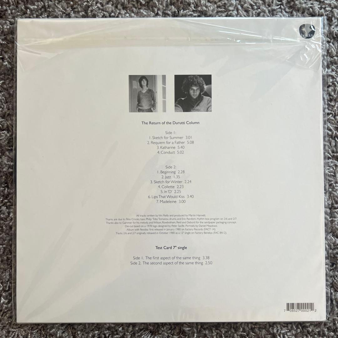 洋楽 The Return of the Durutti Column LP