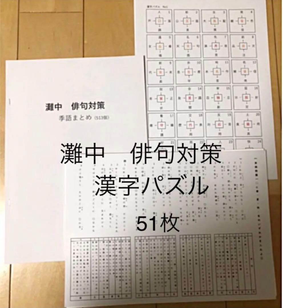 T　専用　灘中　中学受験　国語 1日目対策資料　4セット