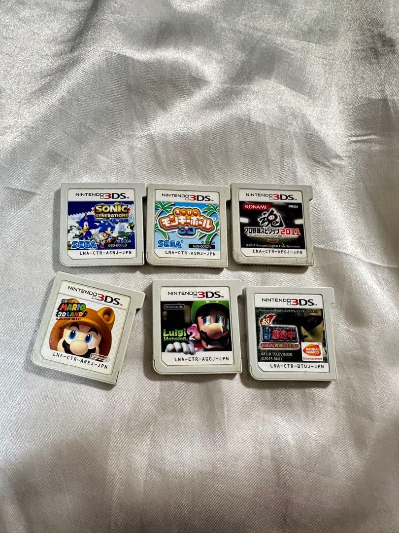 ゲームソフト　まとめ売り　3ds マリオ　カービィ　進撃の巨人　ドラゴンボール
