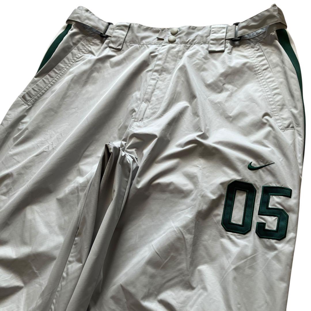美品00s極太 OLD NIKE バギーナイロントラックパンツ サイドライン