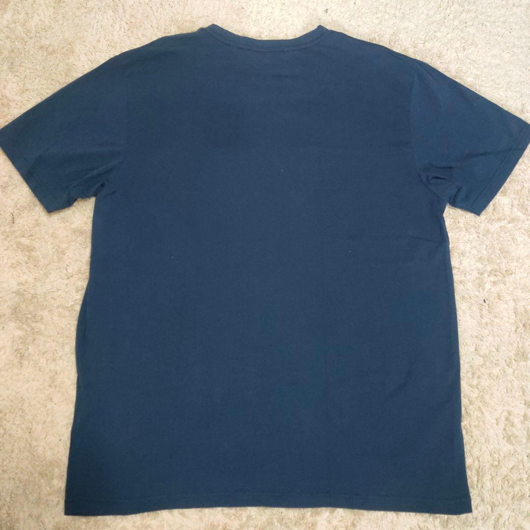 大きめ COACH コーチ Tシャツ 宇宙 レキシーRexy 恐竜 紺 XXL