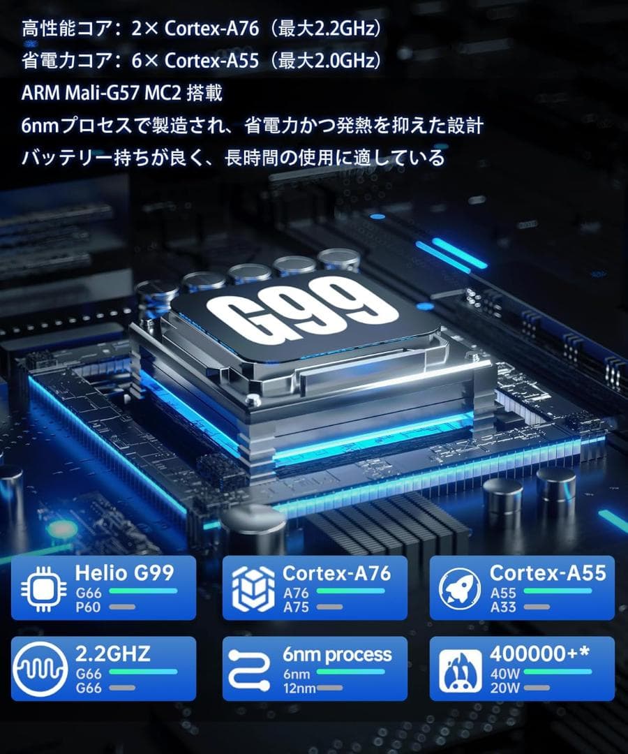 MESWAOタブレット 15.6インチ 12GB+128GB+1TB拡張 G99