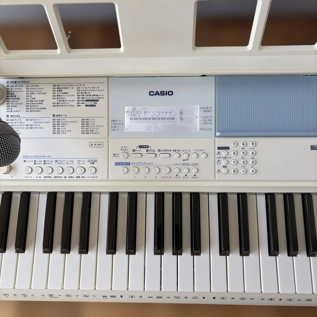 の*ん様 CASIO カシオ LK-515 キーボード 電子ピアノ 光ナビゲーシ