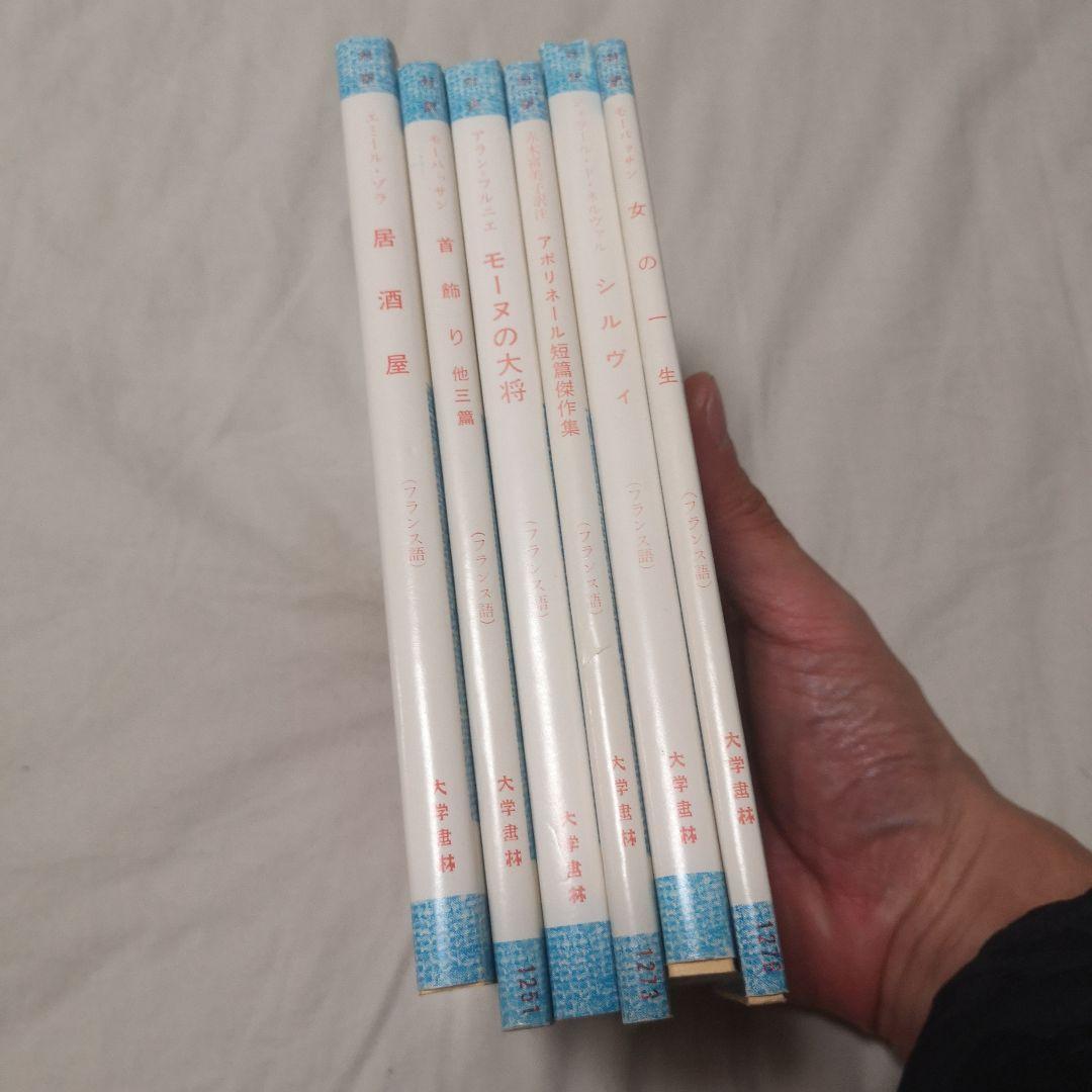 大学書林語学文庫　対訳　フランス文学 6冊