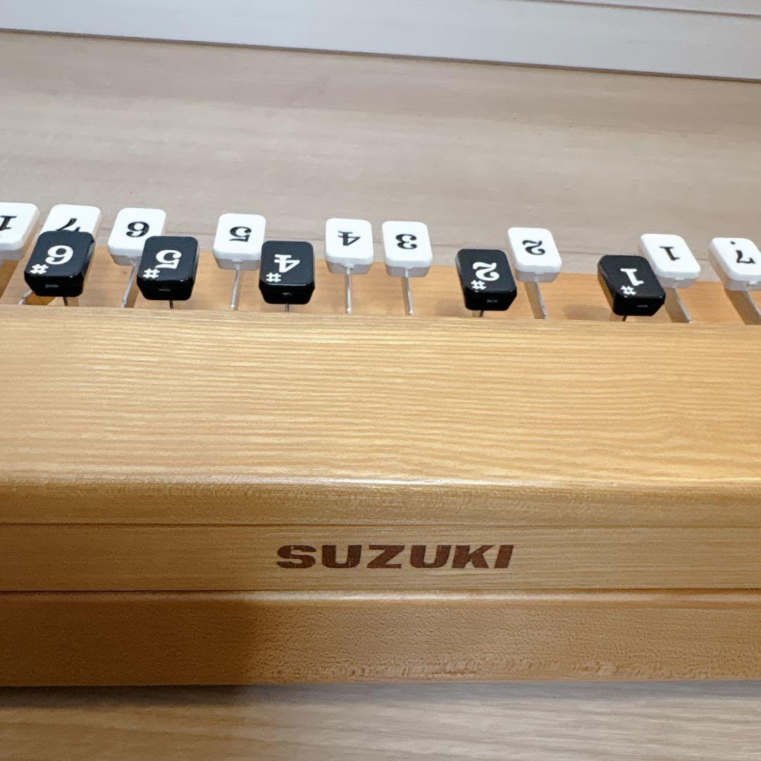 【美品】SUZUKI 大正琴 弁慶 高級 ソフトケース付き　和楽器　高級電気琴