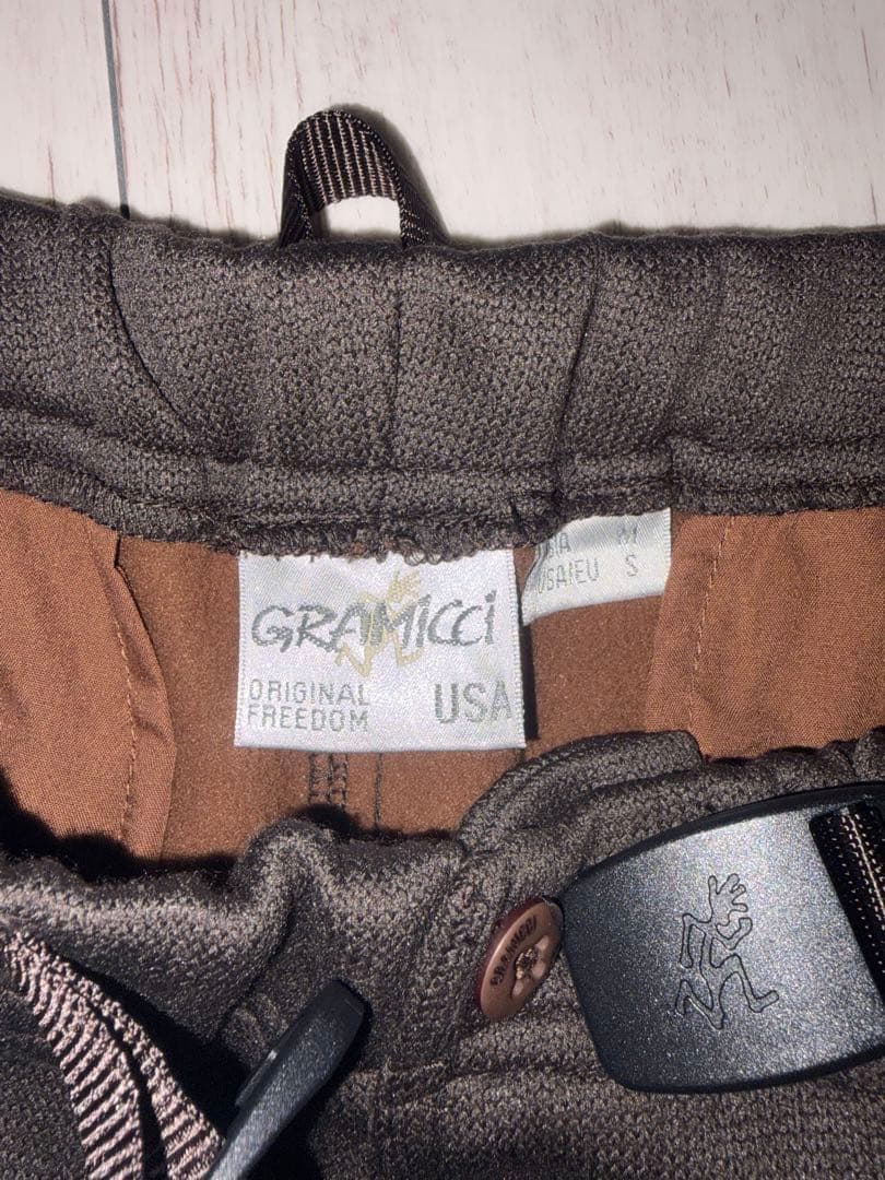 新品GRAMICCI ボンディングニットフリース　ジャストカット　M