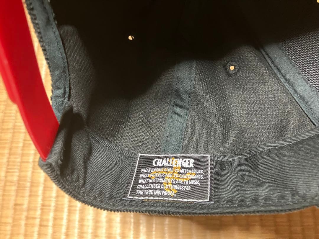 CHALLENGER コーデュロイキャップ BLACK