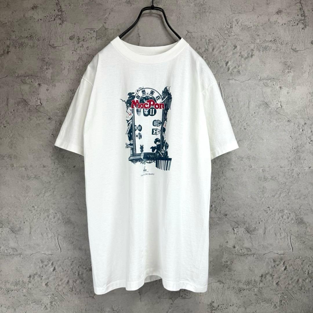 90's Macintosh USA製Mac Pon 麻雀ゲーム　プロモTシャツ