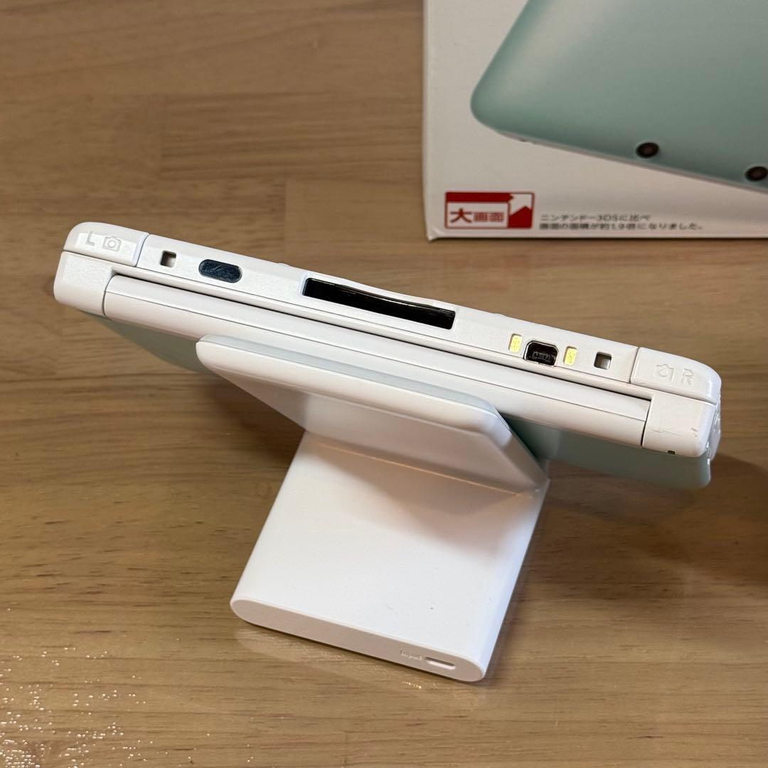 6-117 ニンテンドー3DS LL ミント×ホワイト 箱付き