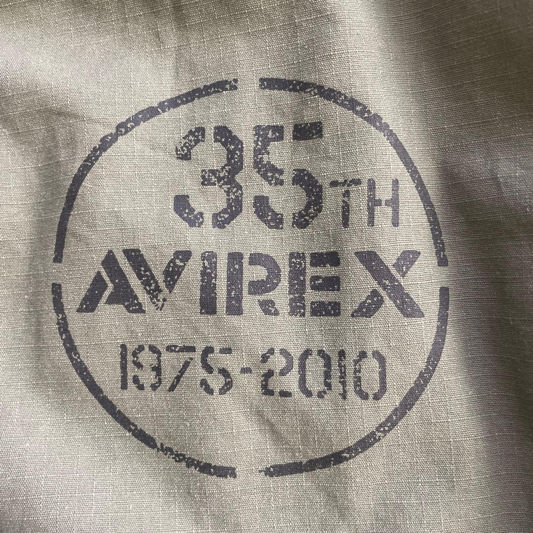 美品　アヴィレックス　ma-1 35周年　XL グリーン