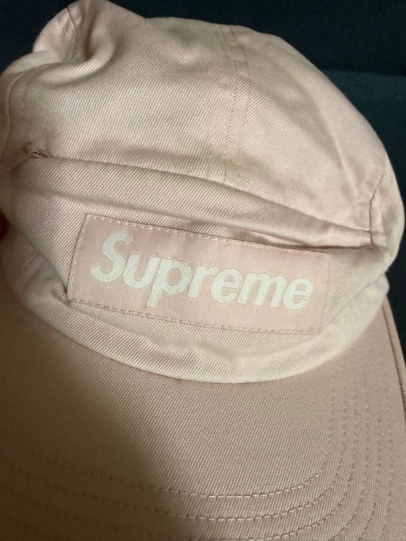 Supreme Camp Cap ピンク　シュプリーム　キャンプキャップ