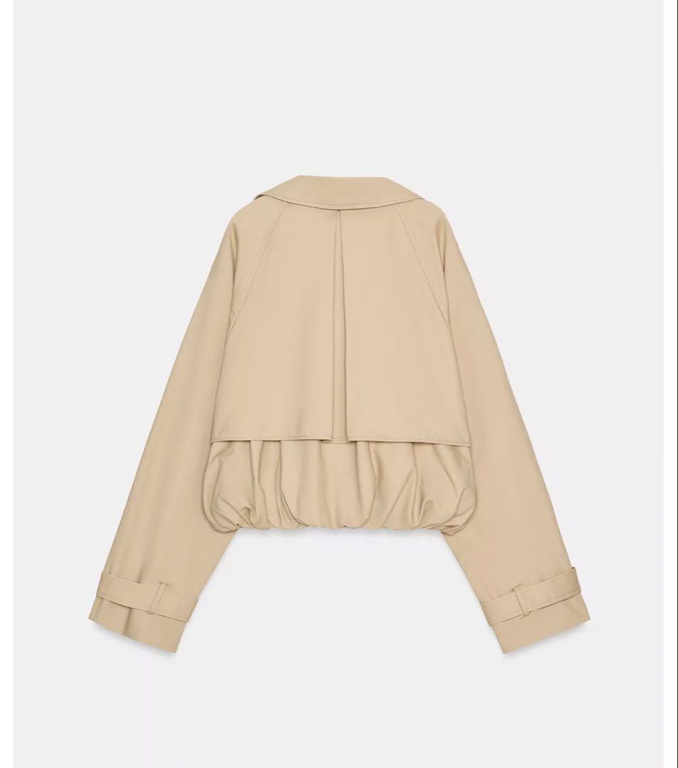 ZARA ザラ　ショートバルーントレンチコート