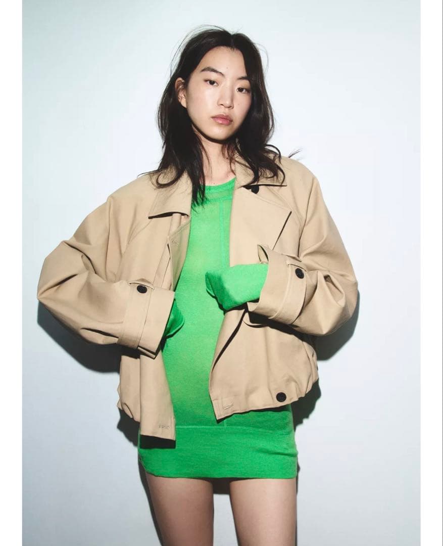 ZARA ザラ　ショートバルーントレンチコート