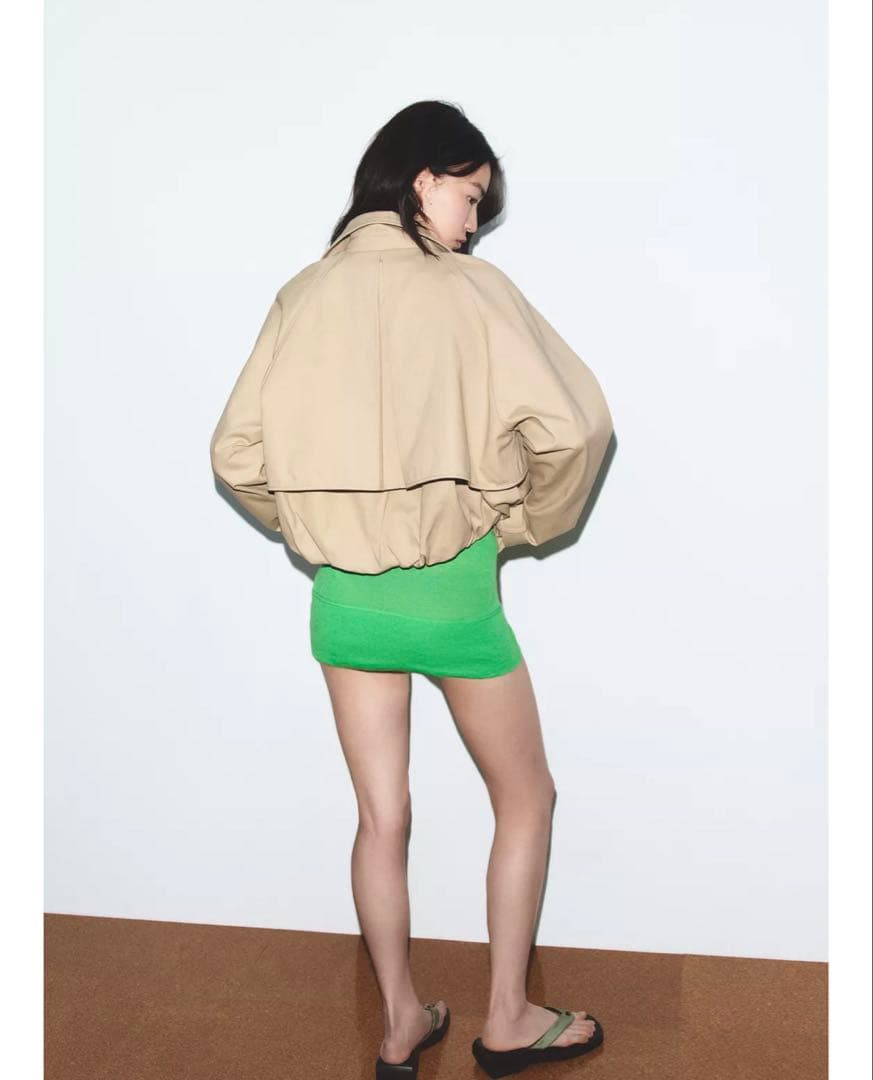 ZARA ザラ　ショートバルーントレンチコート