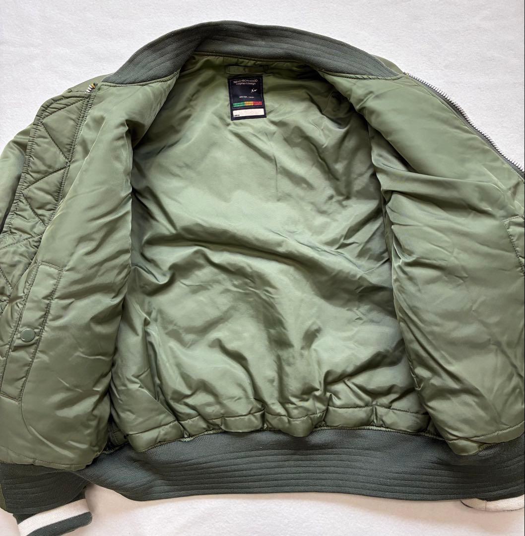 希少ネイバーフッド フラグメント 2004AW MA1フライトジャケット