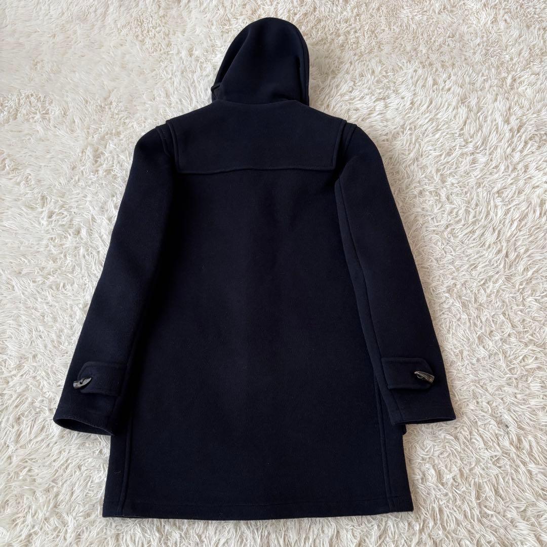 美品✨【英国製】グローバーオール ダッフルコート ウール ネイビー チェック M
