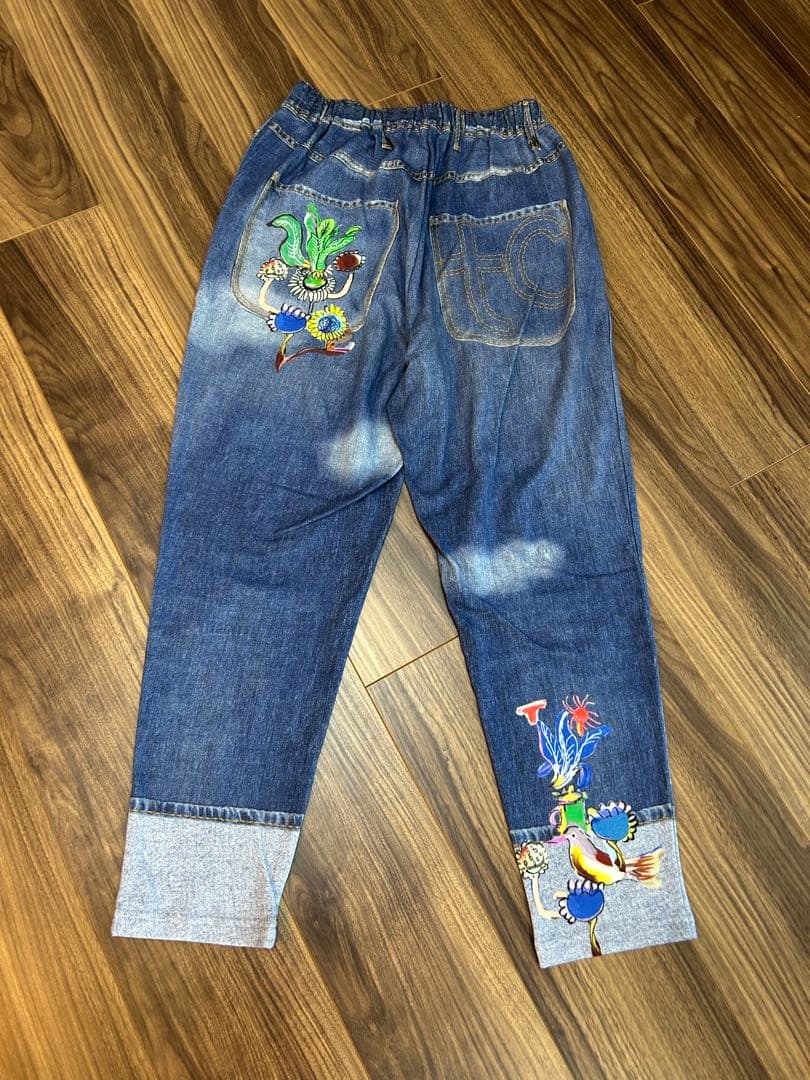 ワコール　ツモリチサトスリープ　☆ ルームウェア　デニム風ボトムス　Mサイズ