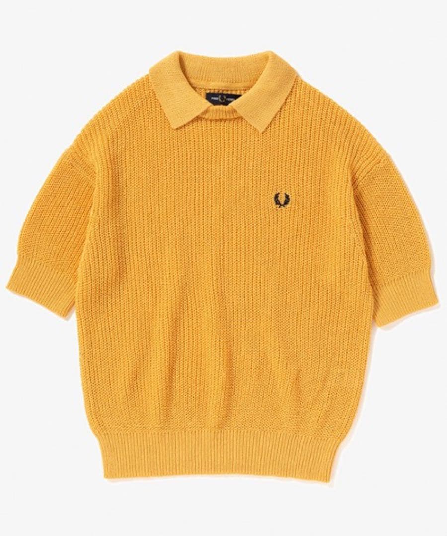 fred perry Paper Knitted Shirt ポロシャツ