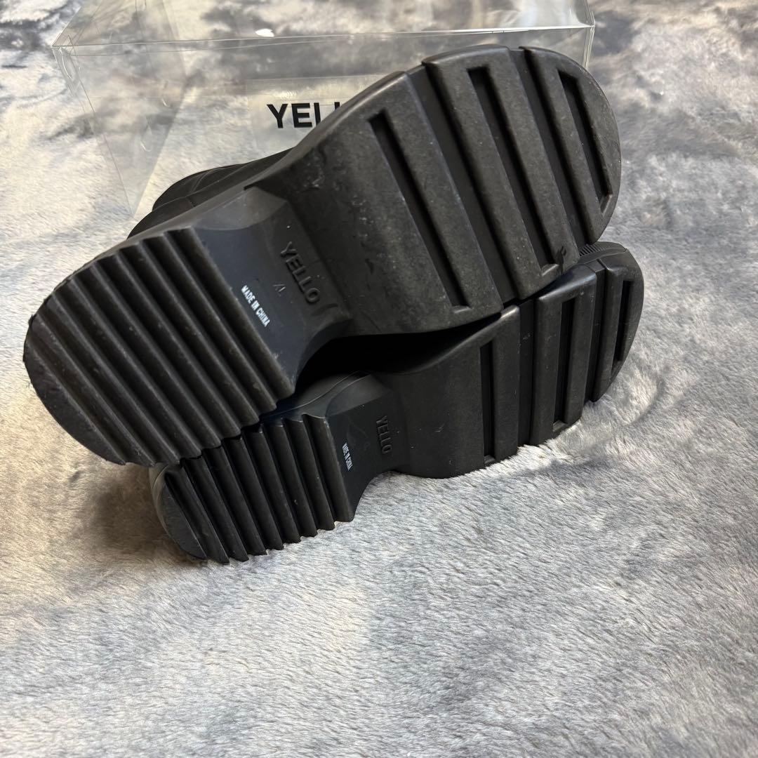 YELLO TOKYO BLACK ダブルスニーカーショートブーツ XLサイズ