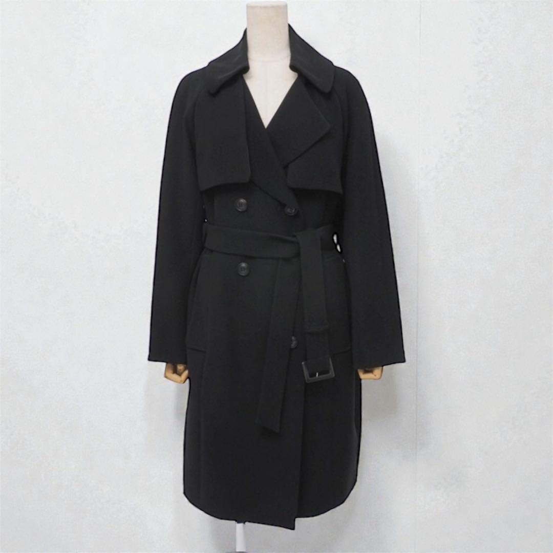 『美品』MACKINTOSH LONDON ロングコート トレンチコート　40黒