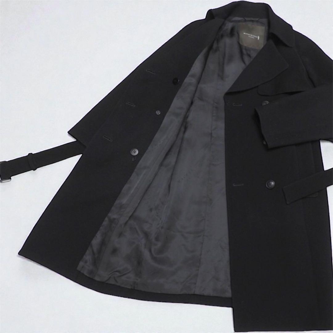 『美品』MACKINTOSH LONDON ロングコート トレンチコート　40黒