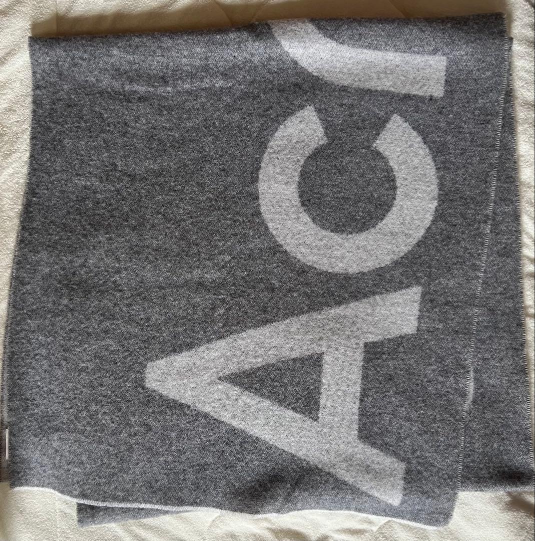 Acne Studios アクネストゥディオズ　ストール　ショール　ロゴ