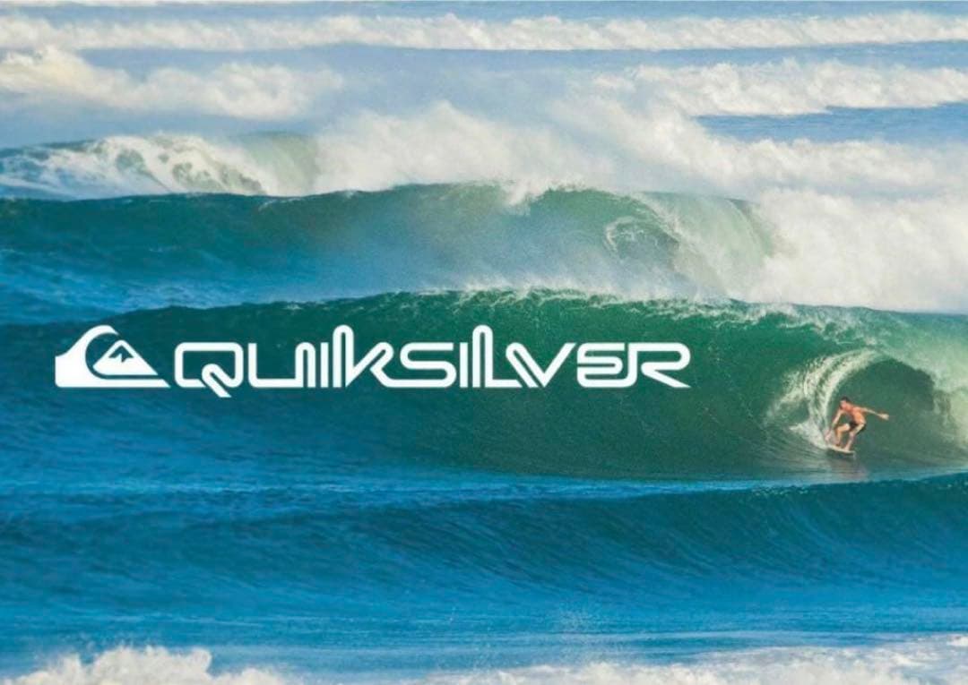 ✳️良品★ML★クイックシルバー★フロントジップ★超伸縮ジャージLSタッパー