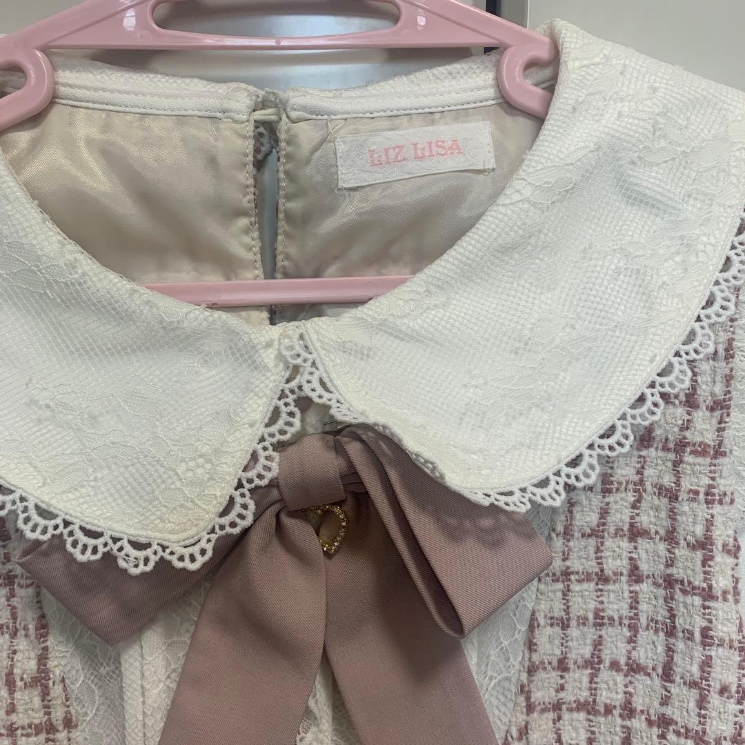 Lizlisa ワンピース ツイードセットアップ