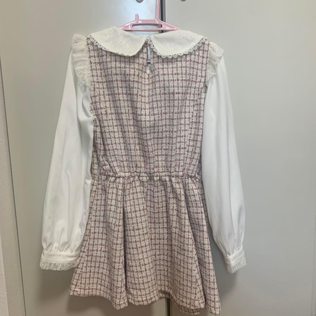 Lizlisa ワンピース ツイードセットアップ