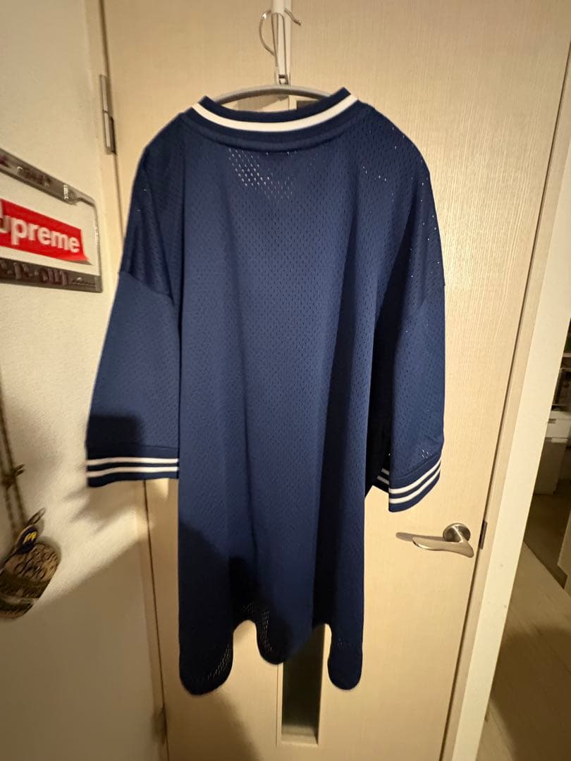 Mitchell & Ness ニューヨーク・ヤンキース メッシュT ネイビー