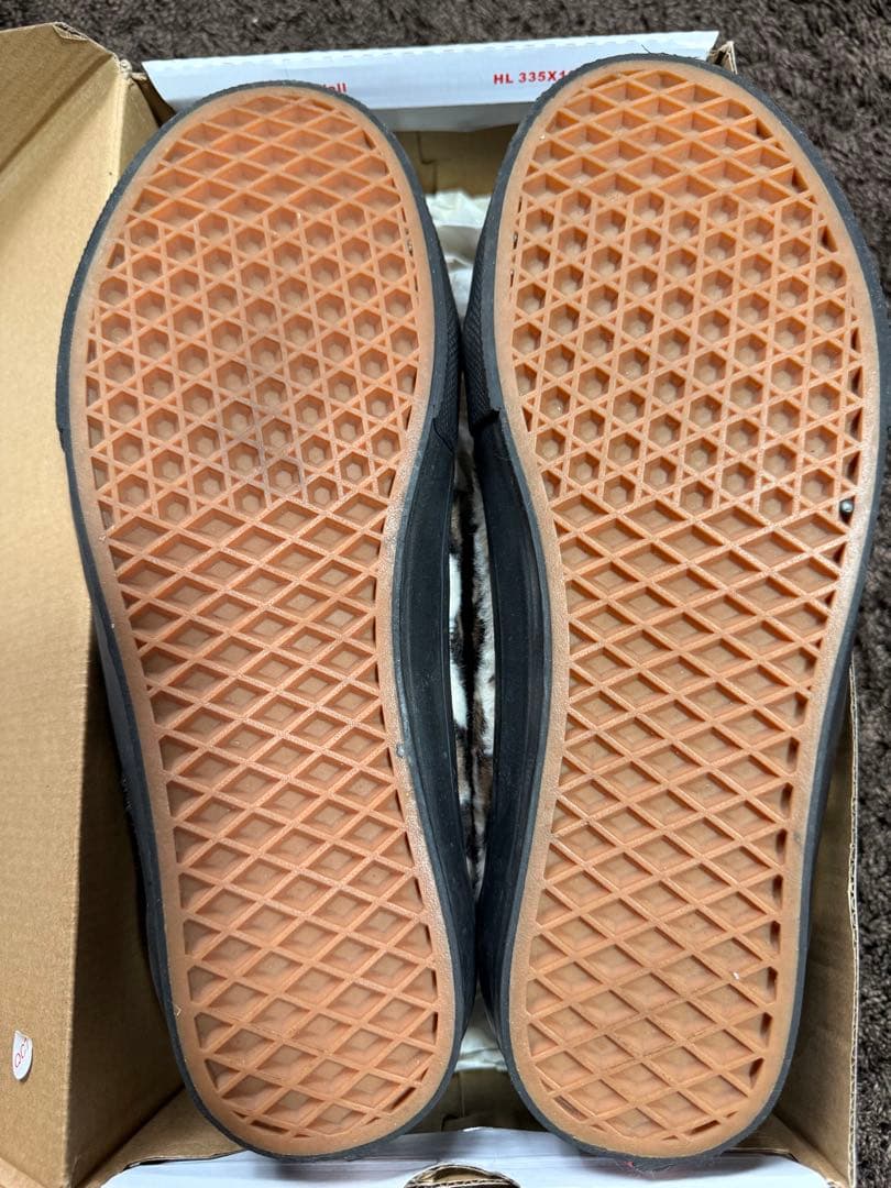 靴 Supreme Vans Leopard Old Skool