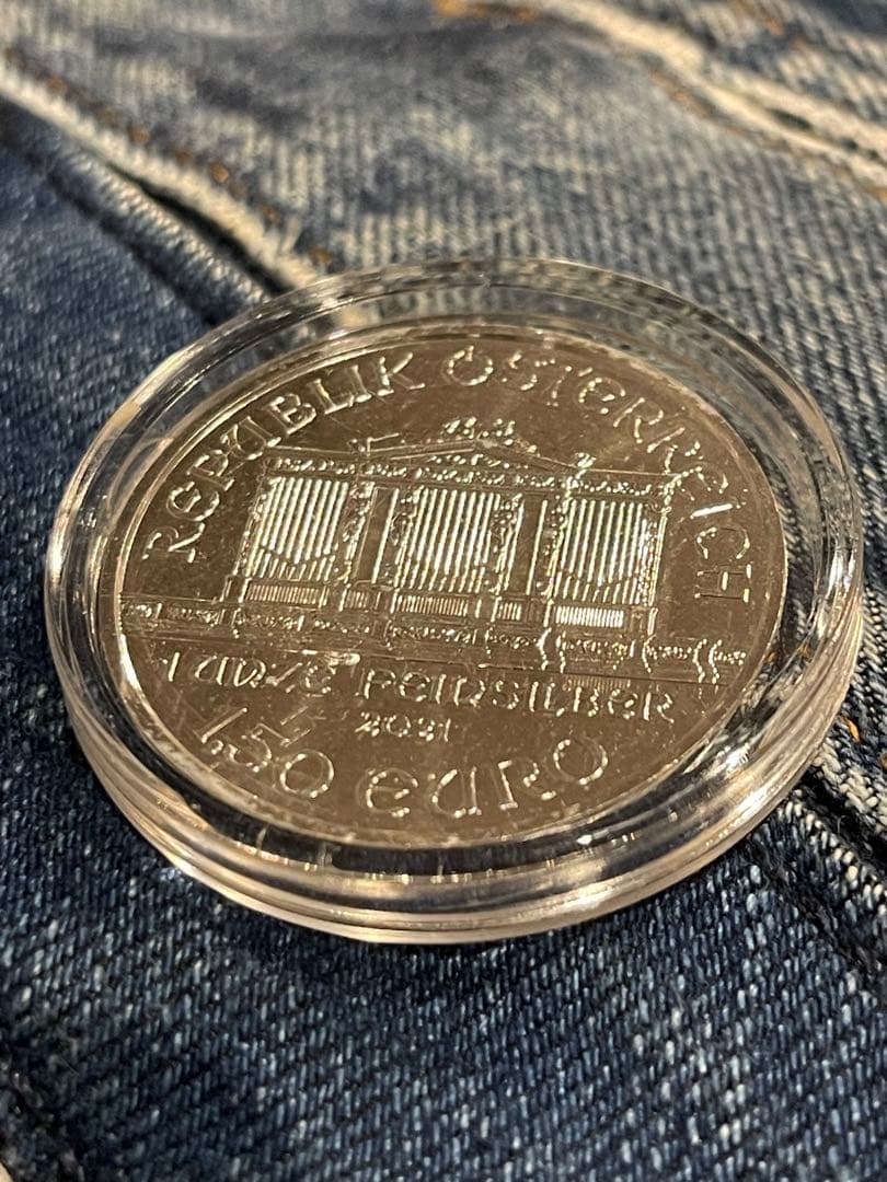オーストリア　2021年　ウィーン　銀貨　1．5ユーロ　1オンス