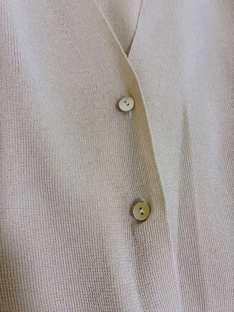 【SAWSNNR】✨BEARDSLEY サラッとカーディガン　ベージュ