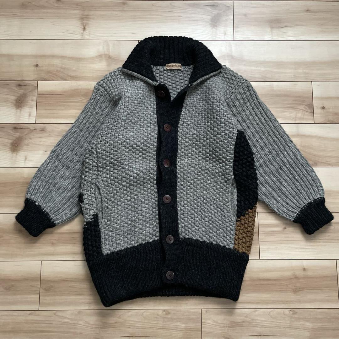 【レア】70s イッセイミヤケ ALL STYLE カウチンニットカーディガン