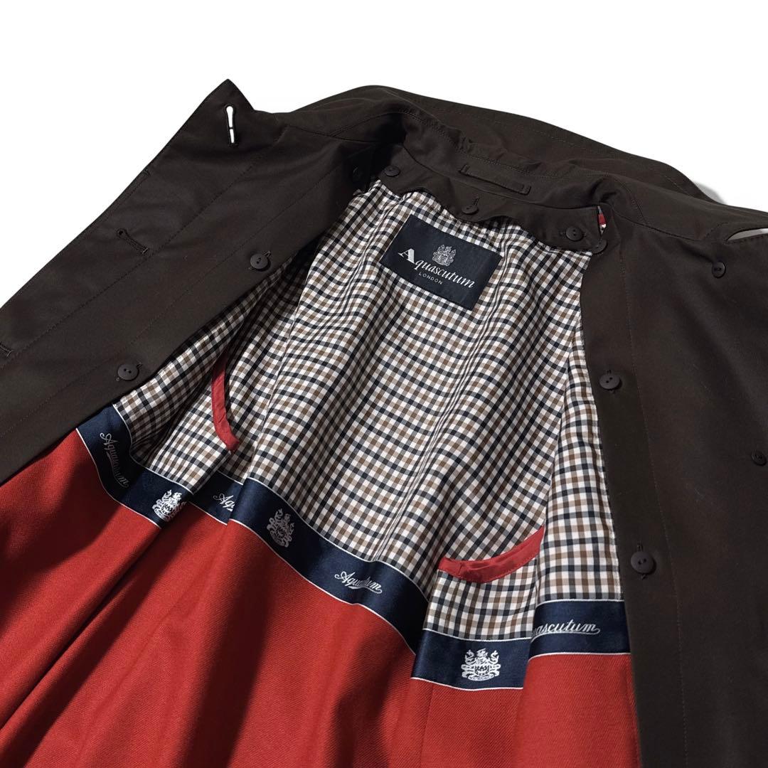 極美品✨️22AW　アクアスキュータム　ベーシック シングルトレンチコート　8