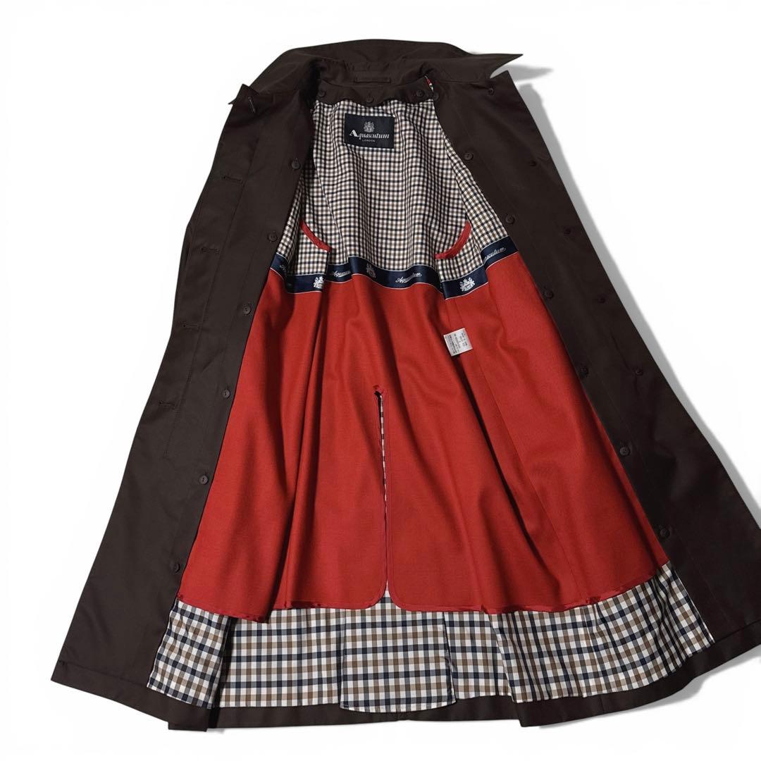極美品✨️22AW　アクアスキュータム　ベーシック シングルトレンチコート　8