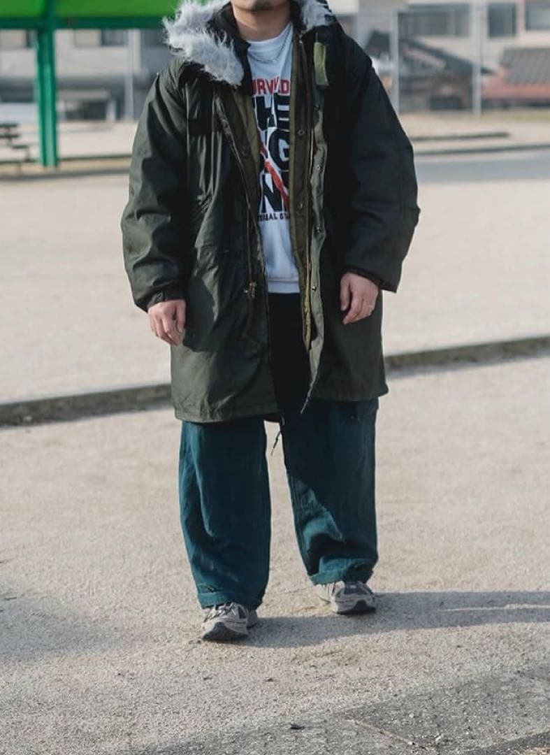80s m65 フィッシュテールパーカ 米軍実物 sサイズ 黒染め フルセット