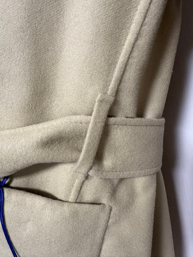 破格◇タグ付き未使用・美品◇BURBERRY リバーシブル ウール ラップコート