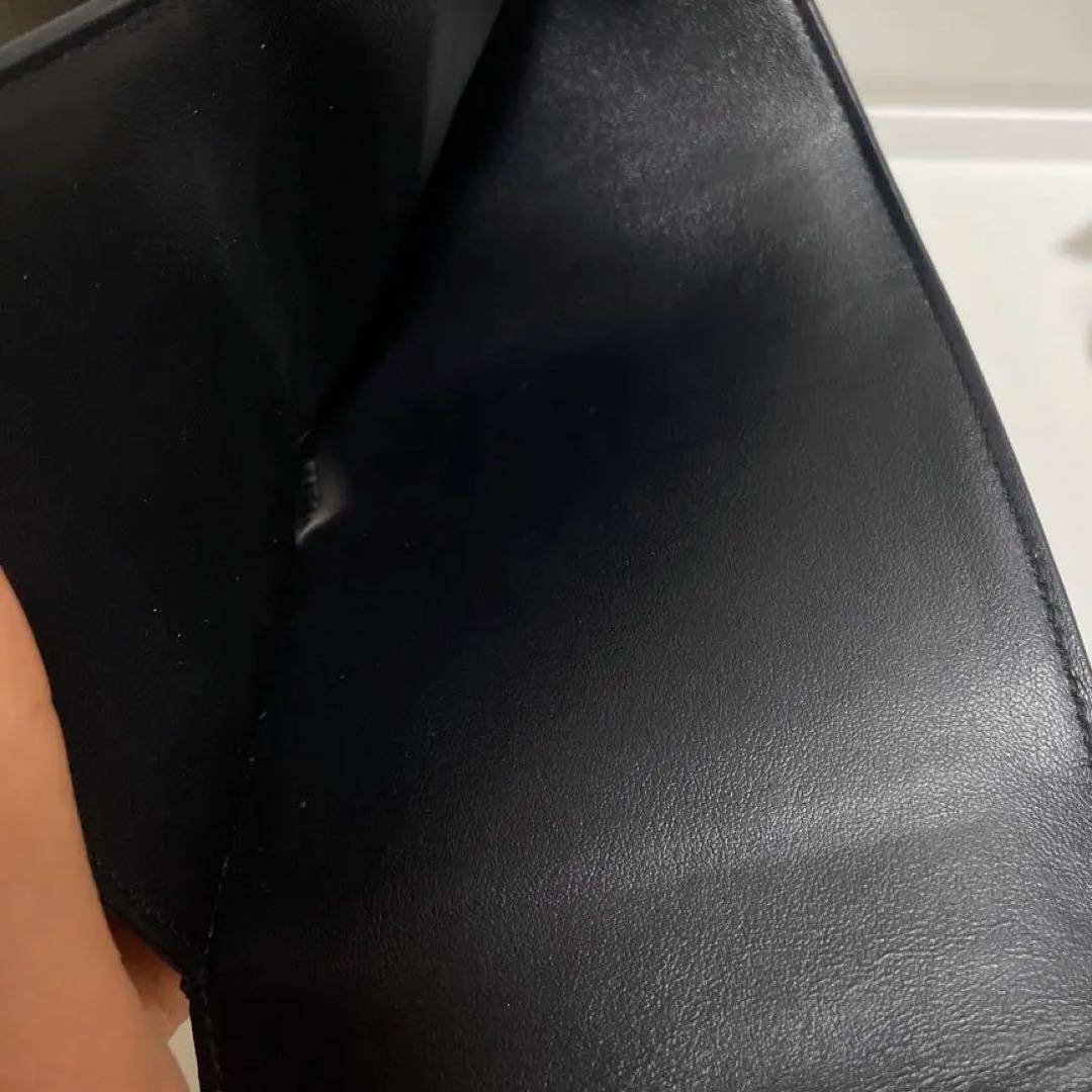 CELINE セリーヌ スモールトリフォールド ミニ財布 ブラック　黒