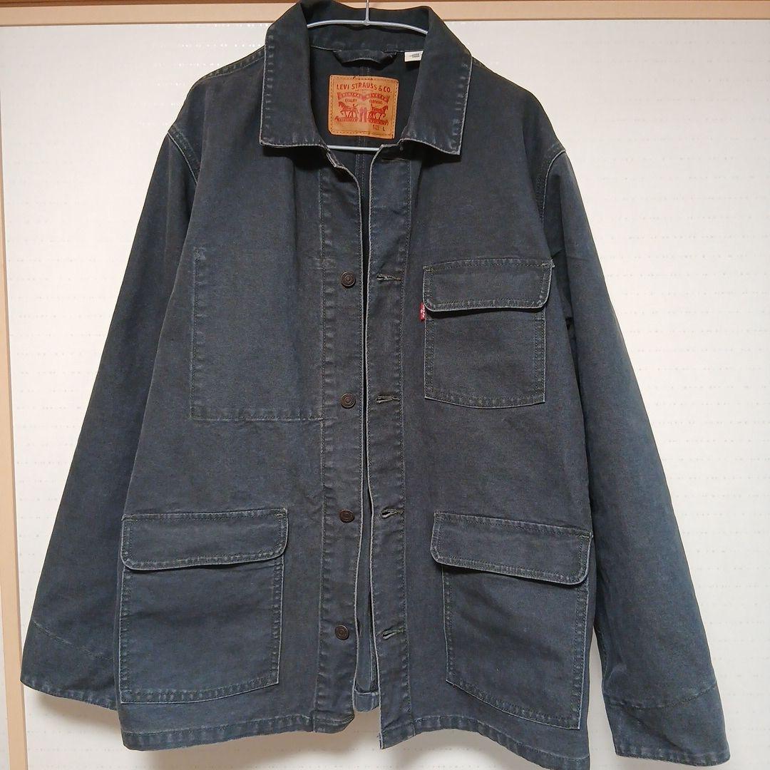 Levi’s リーバイス ダック生地 カバーオール ワークジャケット ブラック